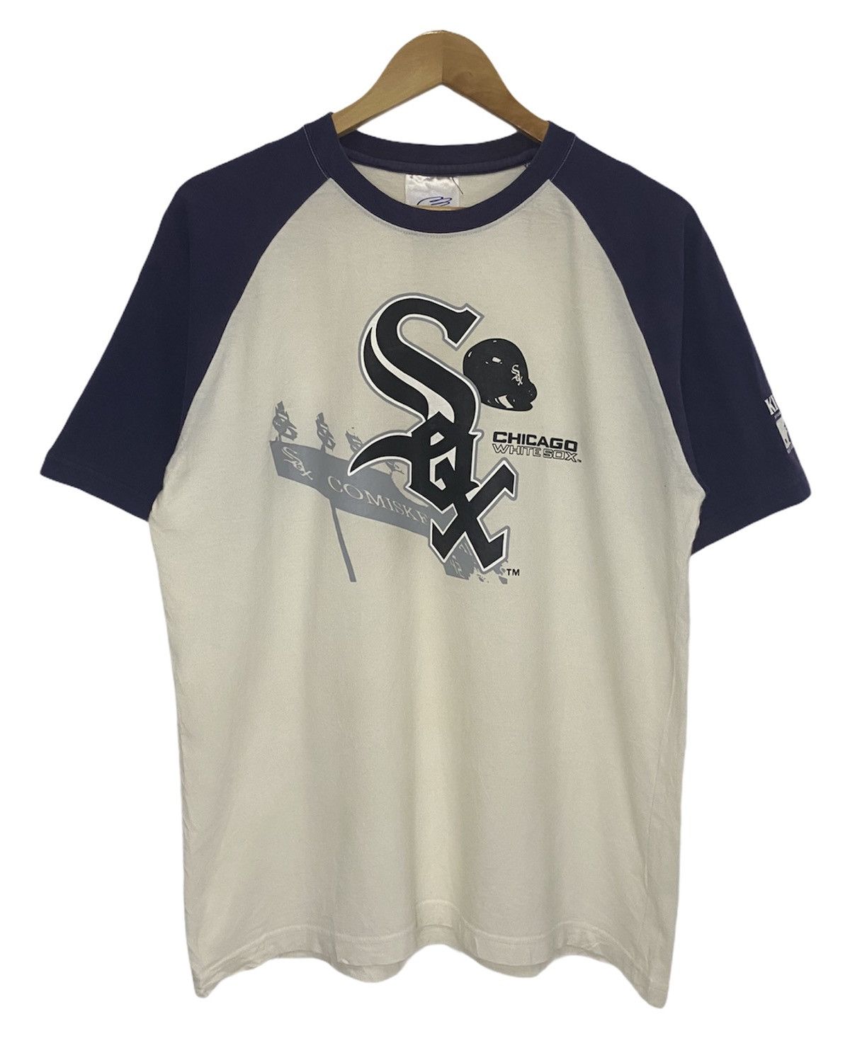 MLB × Vintage Vintage Chicago White Sox Raglan T-Shirt Size US L / EU 52-54 / 3 - 1 Thumbnail