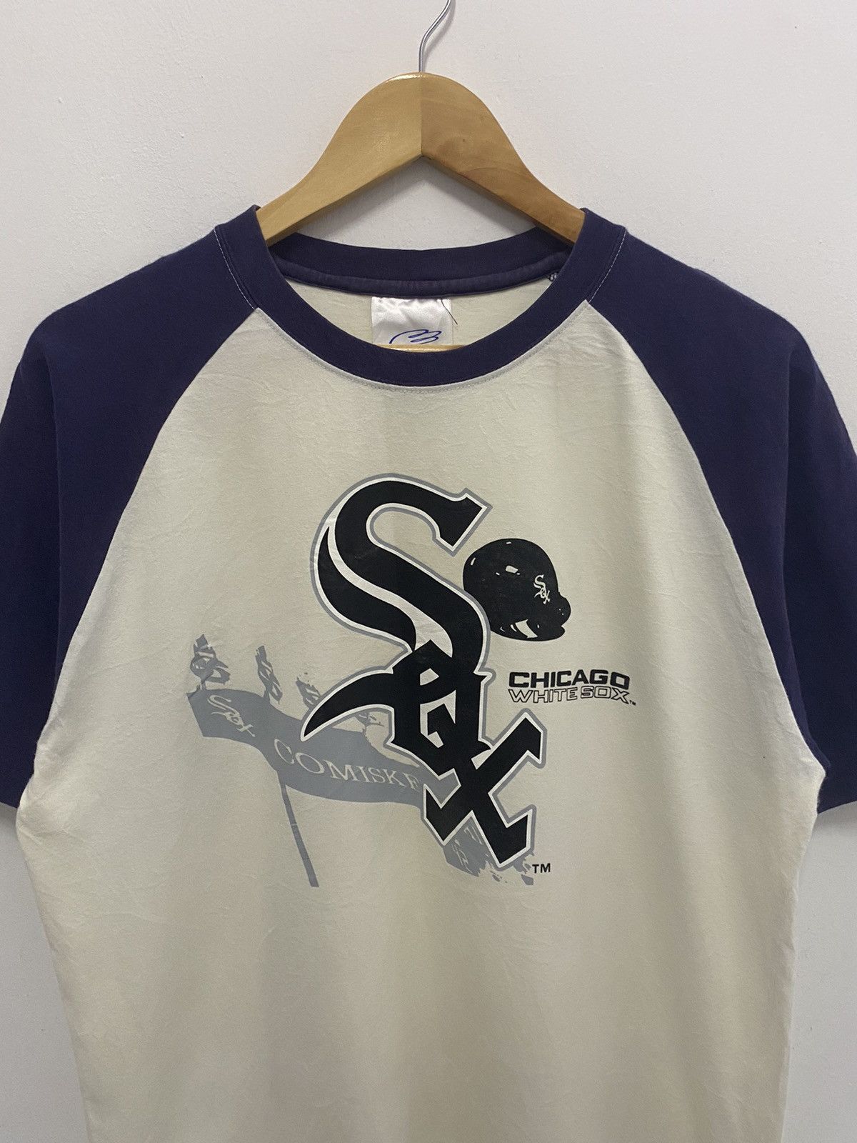 MLB × Vintage Vintage Chicago White Sox Raglan T-Shirt Size US L / EU 52-54 / 3 - 5 Thumbnail