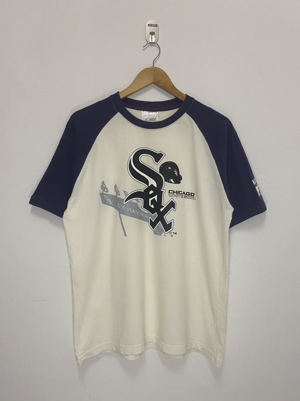 MLB × Vintage Vintage Chicago White Sox Raglan T-Shirt Size US L / EU 52-54 / 3 - 2 Thumbnail