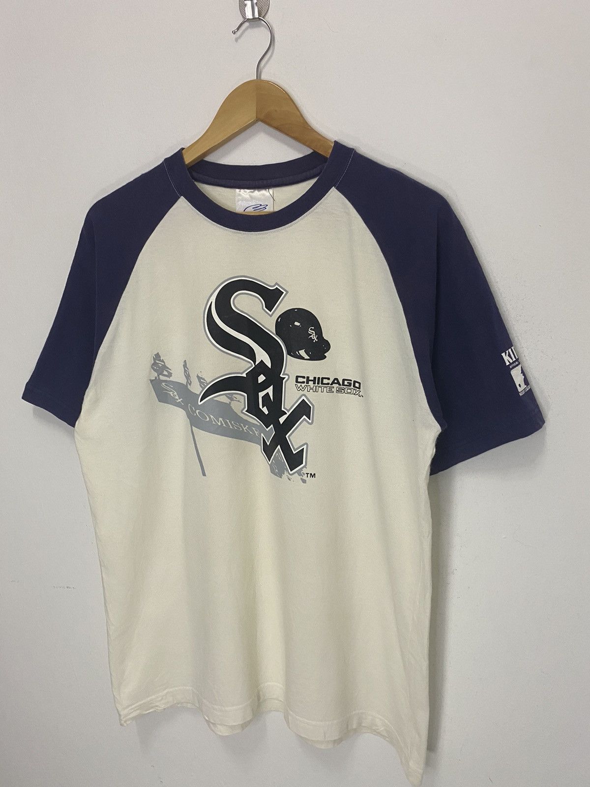 MLB × Vintage Vintage Chicago White Sox Raglan T-Shirt Size US L / EU 52-54 / 3 - 4 Thumbnail