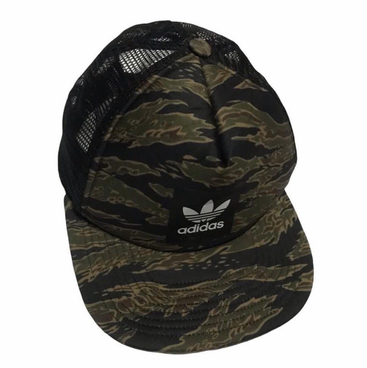 Adidas Adidas Skateboarding camouflage trucker snapback Grailed