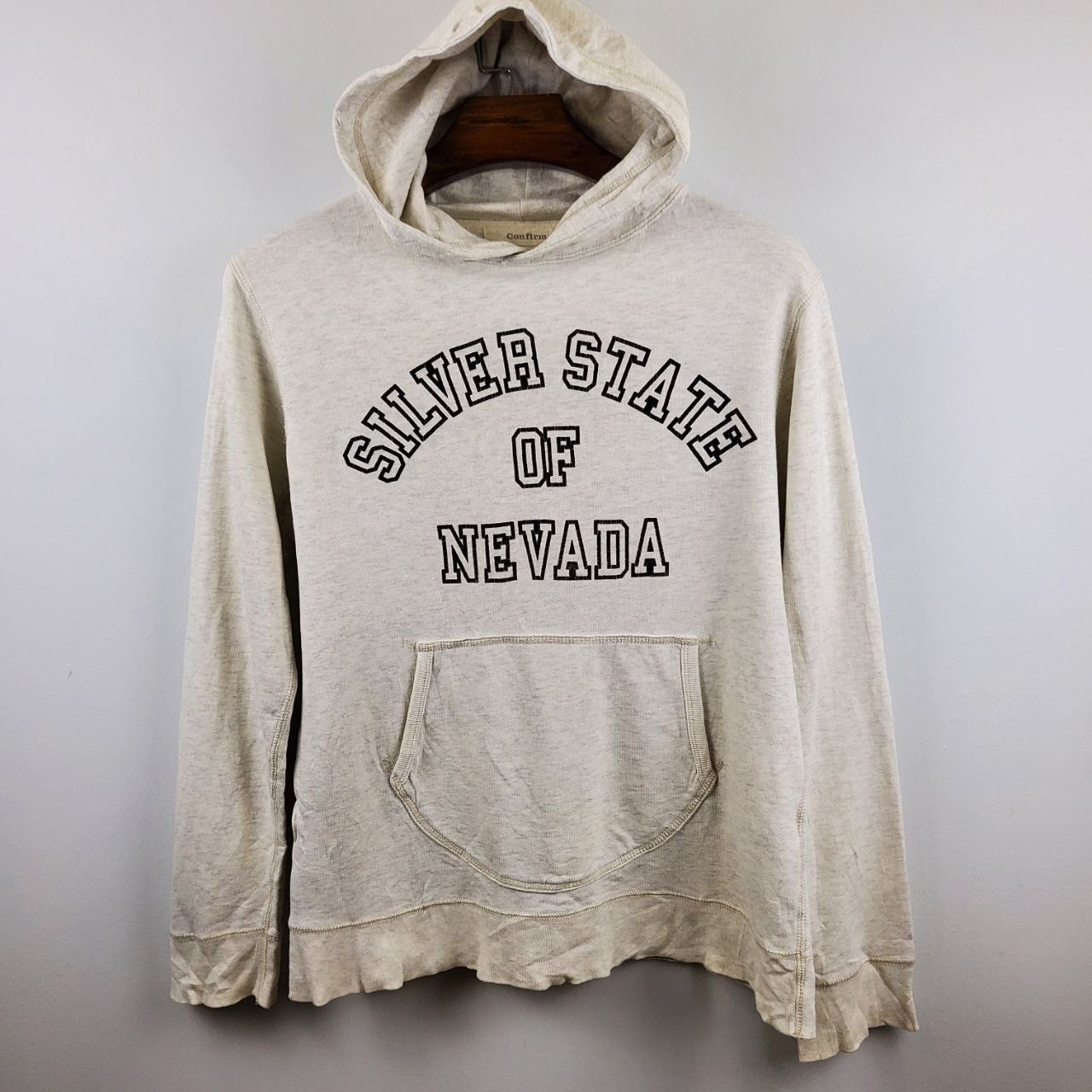 Japanese Brand Silver State of Nevada Sweatshirt w Hoodies Size US L / EU 52-54 / 3 - 2 Thumbnail