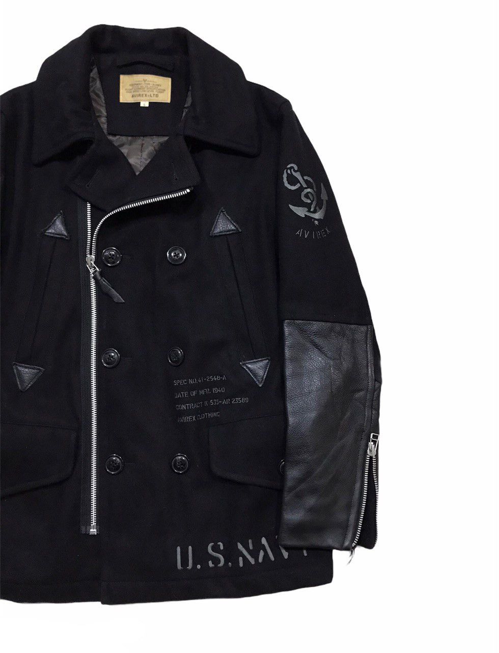 Avirex Type- A6 USN Heavyweight Coat Size US L / EU 52-54 / 3 - 2 Thumbnail