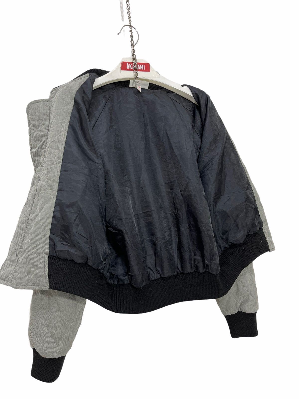 Lacoste Vtg 90s Chemise Lacoste Bomber Quilted Crop Style 21🟩 Size US M / EU 48-50 / 2 - 4 Thumbnail