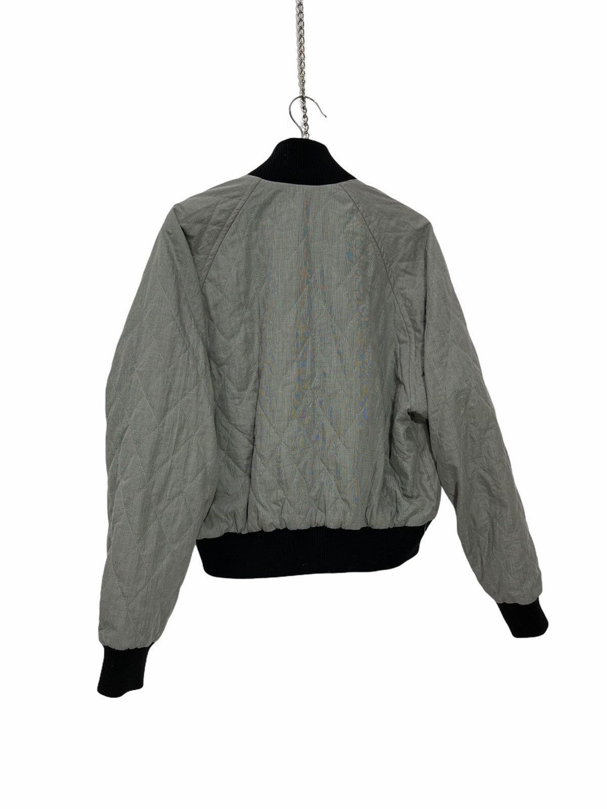 Lacoste Vtg 90s Chemise Lacoste Bomber Quilted Crop Style 21🟩 Size US M / EU 48-50 / 2 - 5 Thumbnail