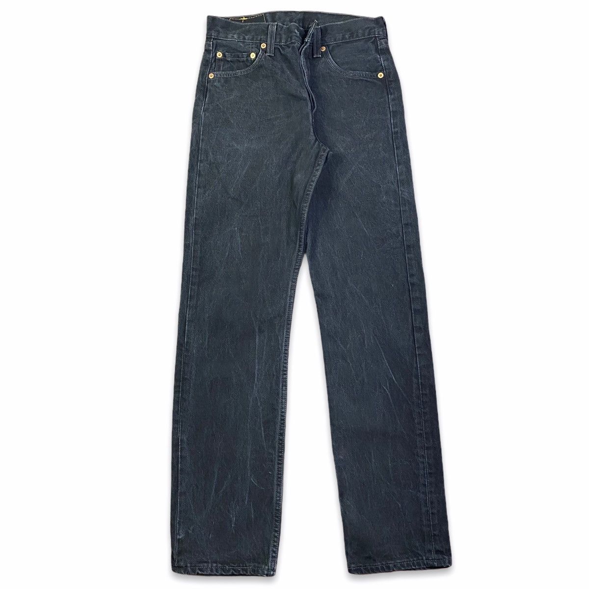 Levi's × Vintage Vintage 90s Levi's 501 Black Denim Jeans Size US 28 / EU 44 - 4 Thumbnail