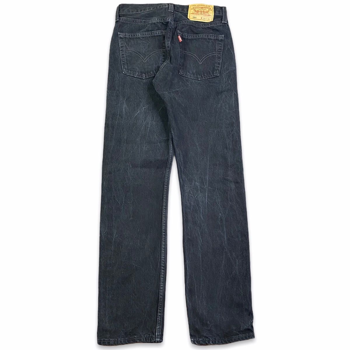 Levi's × Vintage Vintage 90s Levi's 501 Black Denim Jeans Size US 28 / EU 44 - 1 Thumbnail