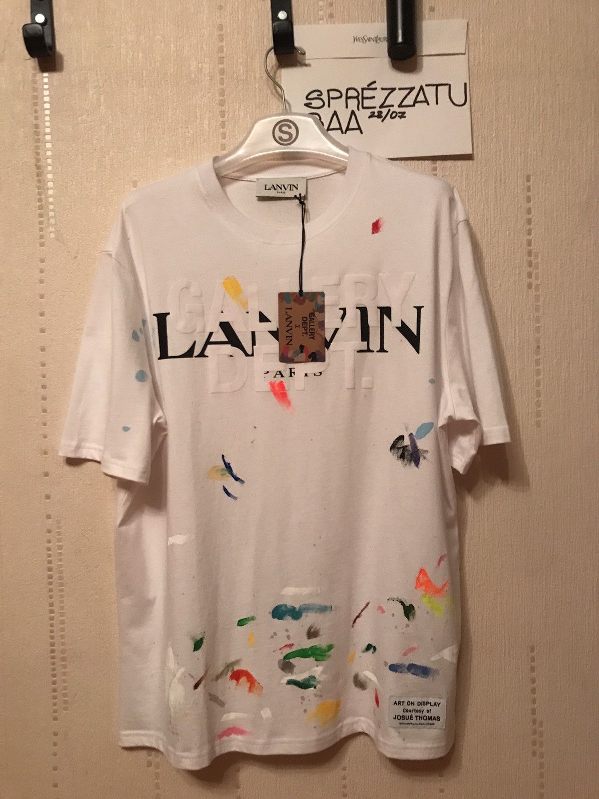 Gallery Dept. × Lanvin LOGOS PRINTED T-SHIRT LANVIN X GALLERY DEPT 