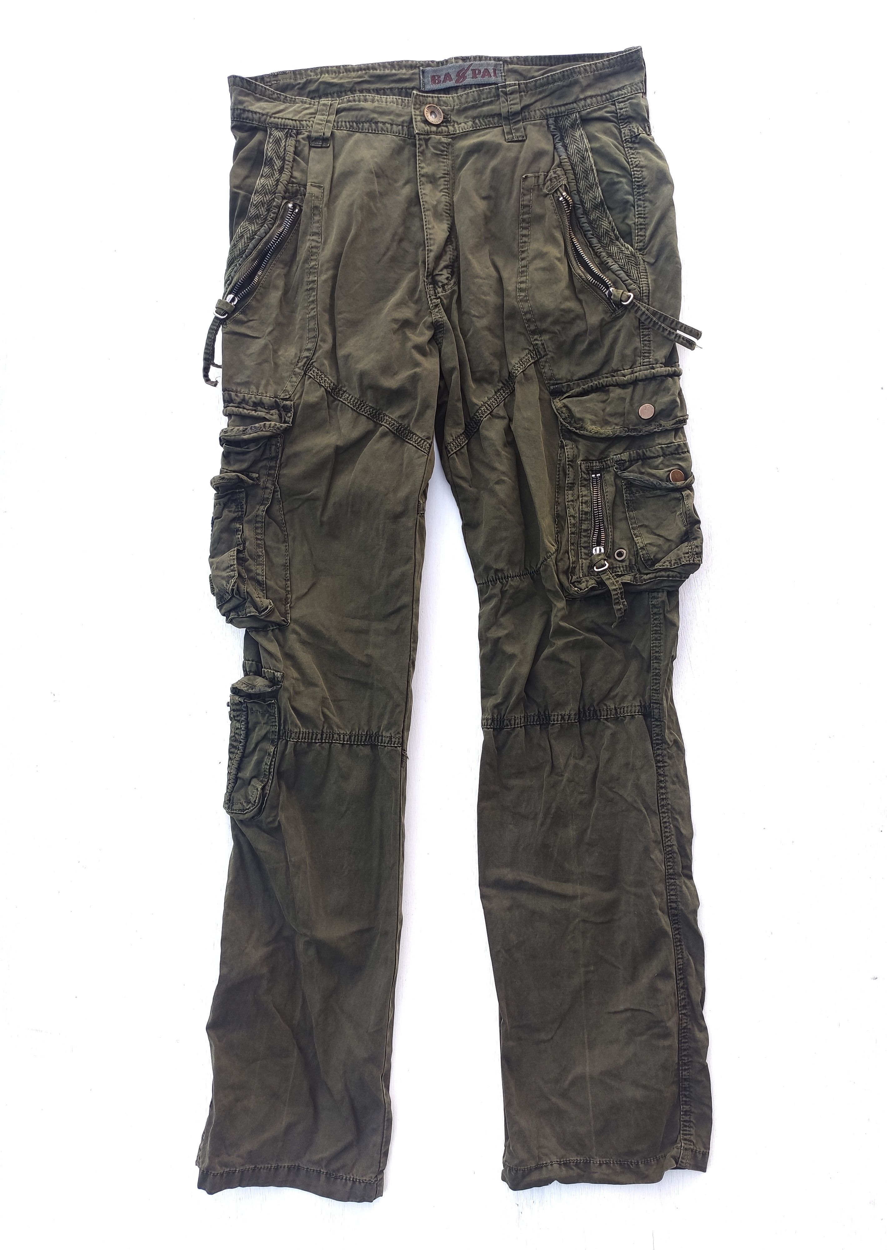 Bai pai Cargo pants tactical siries cropped pants