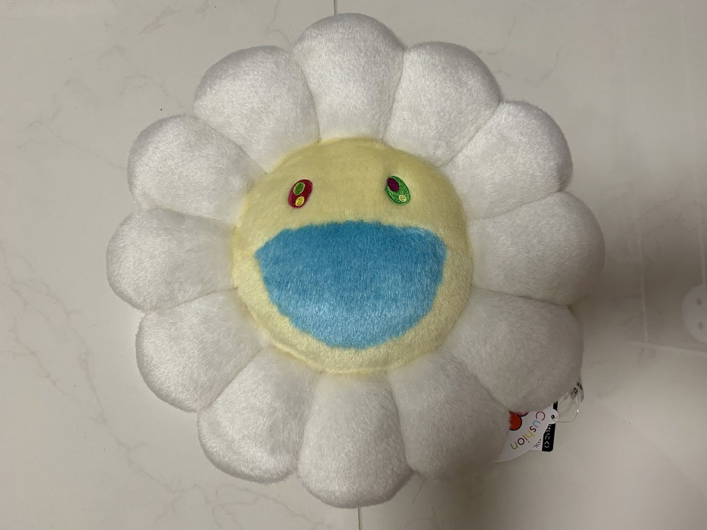 Takashi Murakami Kaikai Kiki Flower Cushion 30cm white