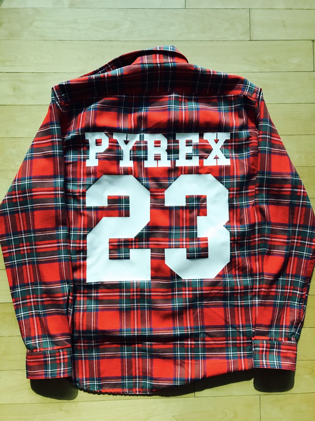 Polo Ralph Lauren Rugby Pyrex 23 Shirt Flannel Rare Off White
