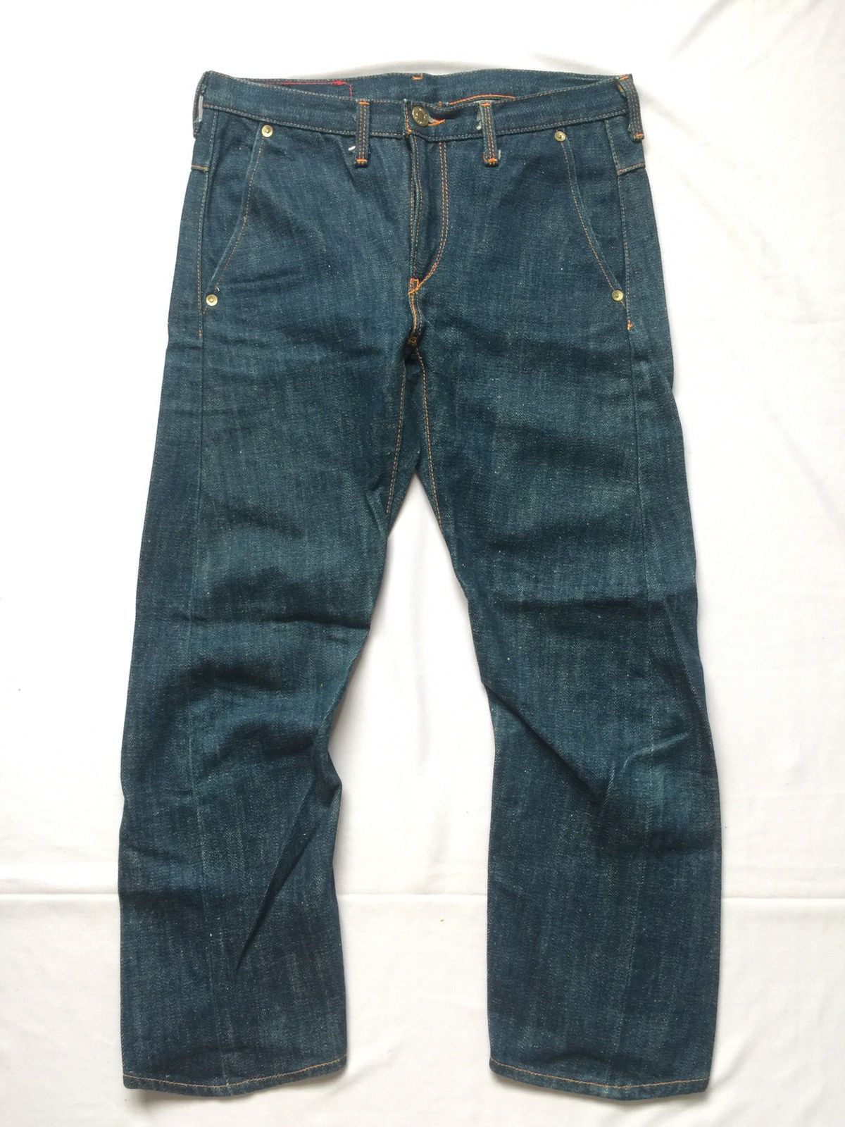 Levis Red Cropped Ankle Jeans