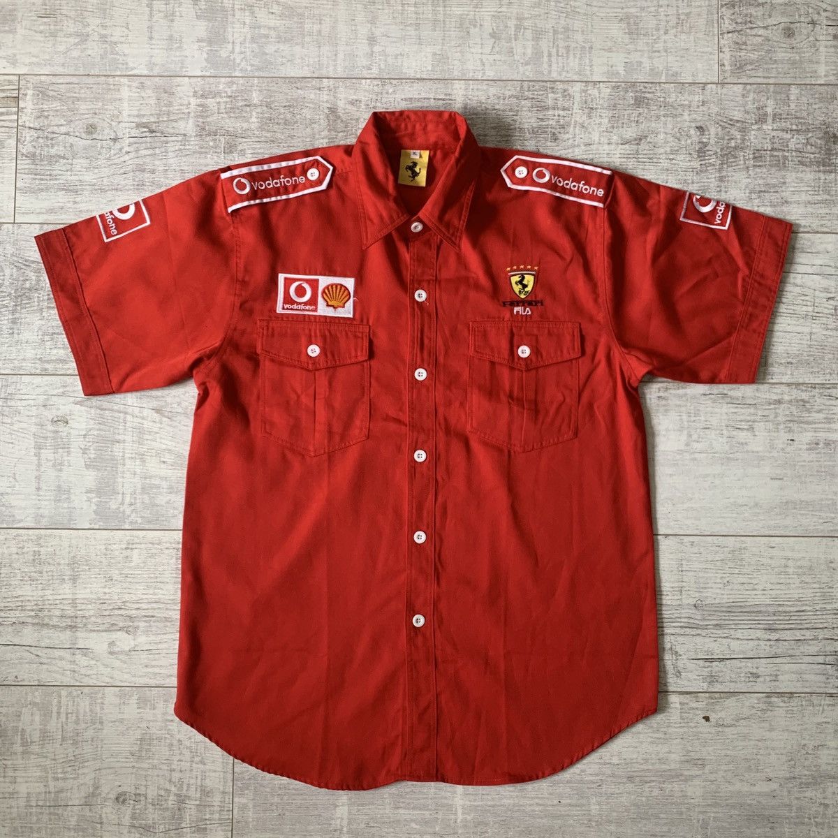 Ferrari × Vintage 🔥Vintage 1996 Ferrari Racing Shirt 🔥 Size US XL / EU 56 / 4 - 1 Thumbnail