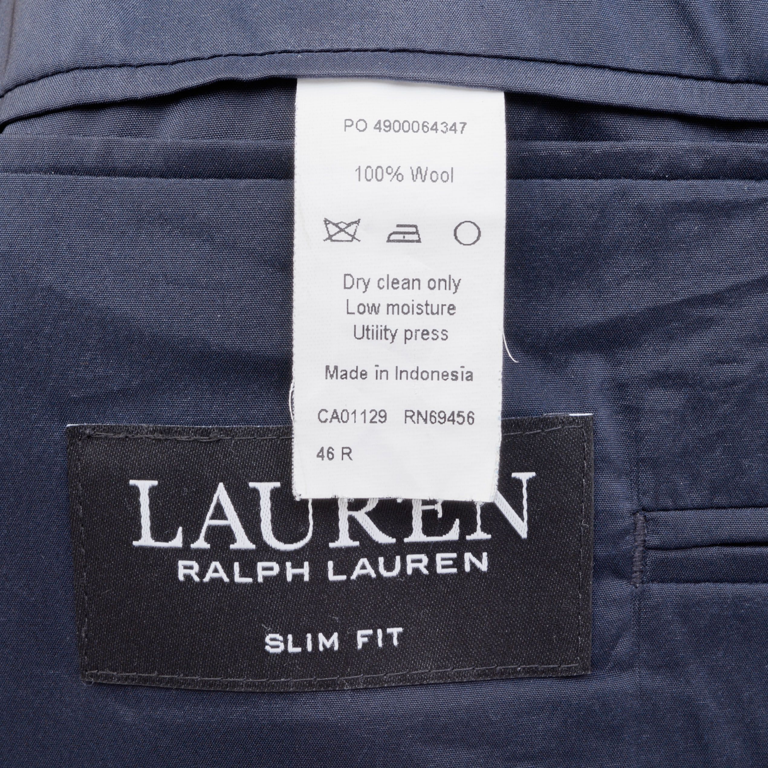RRL Ralph Lauren RALPH LAUREN Slim UK 46 US Blazer EU 56 Suit Jacket Coat Size 46R - 8 Thumbnail