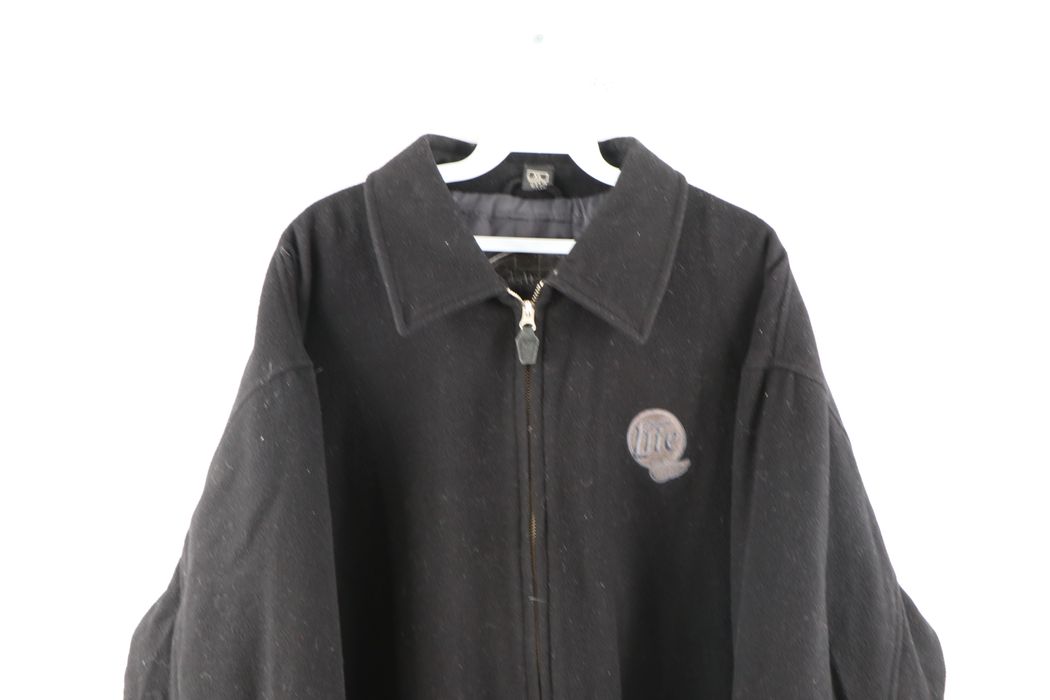 Vintage Vintage Miller Lite Beer Detroit Wings Full Zip Wool Jacket