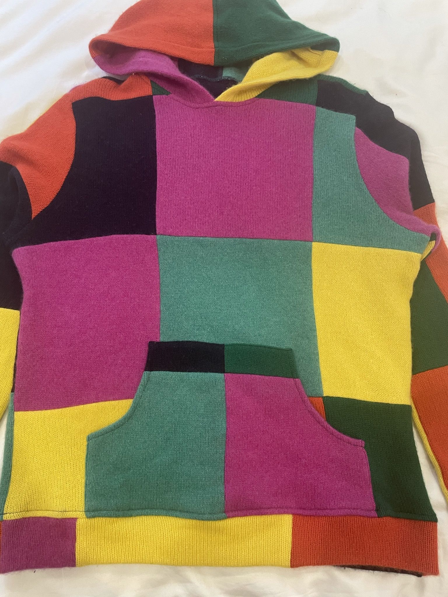 The Elder Statesman Cashmere Checker Hoodie Size US M / EU 48-50 / 2 - 3 Thumbnail