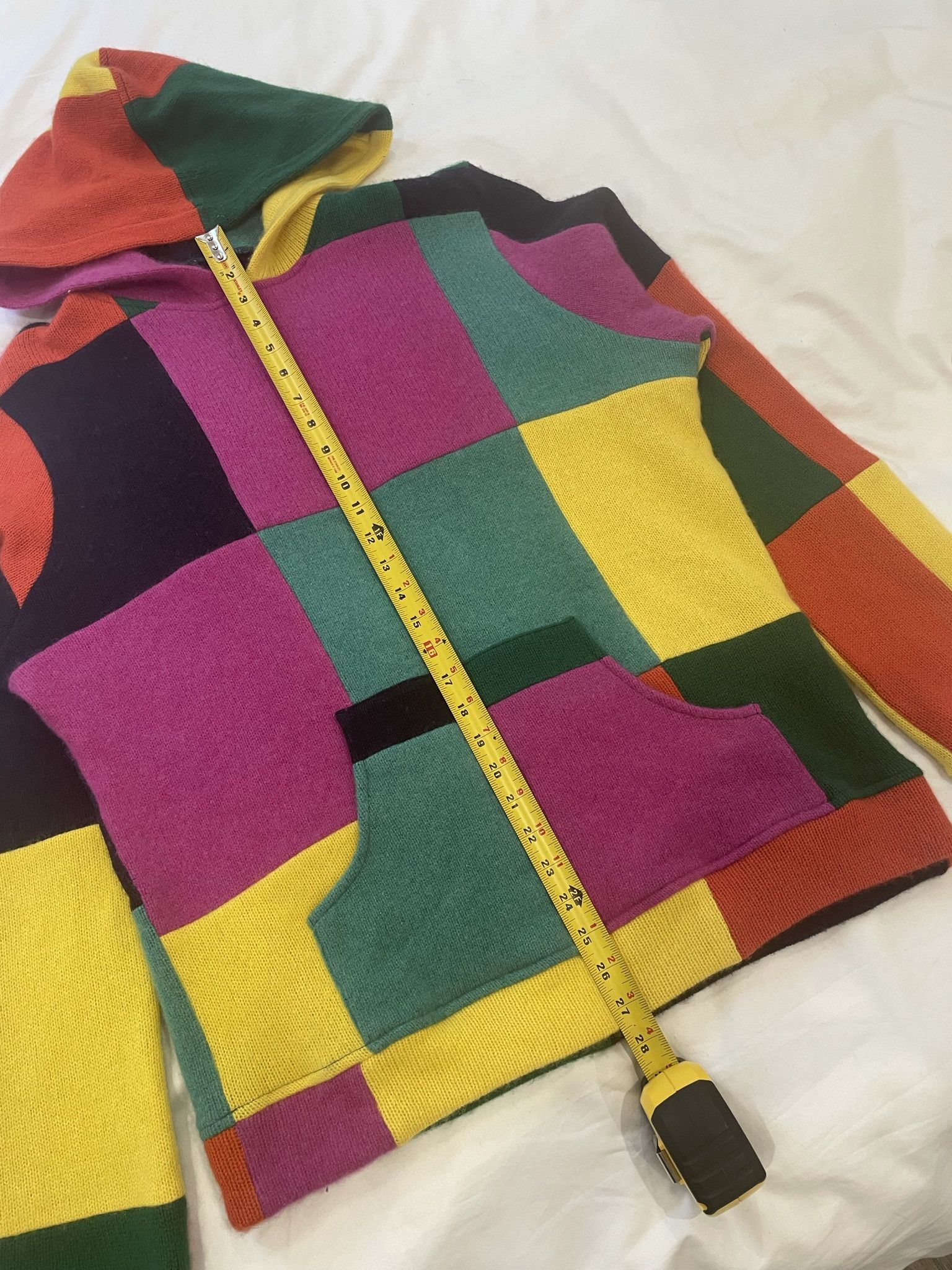 The Elder Statesman Cashmere Checker Hoodie Size US M / EU 48-50 / 2 - 6 Thumbnail