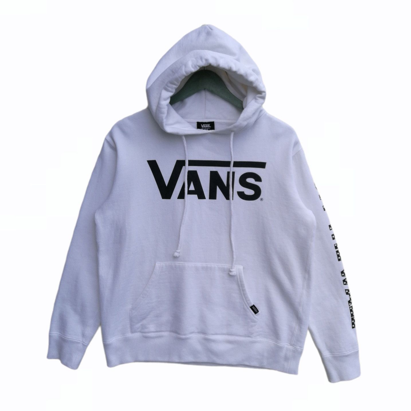 image of Vans Of The Wall Sweater Hoodie Size L in White, Men's