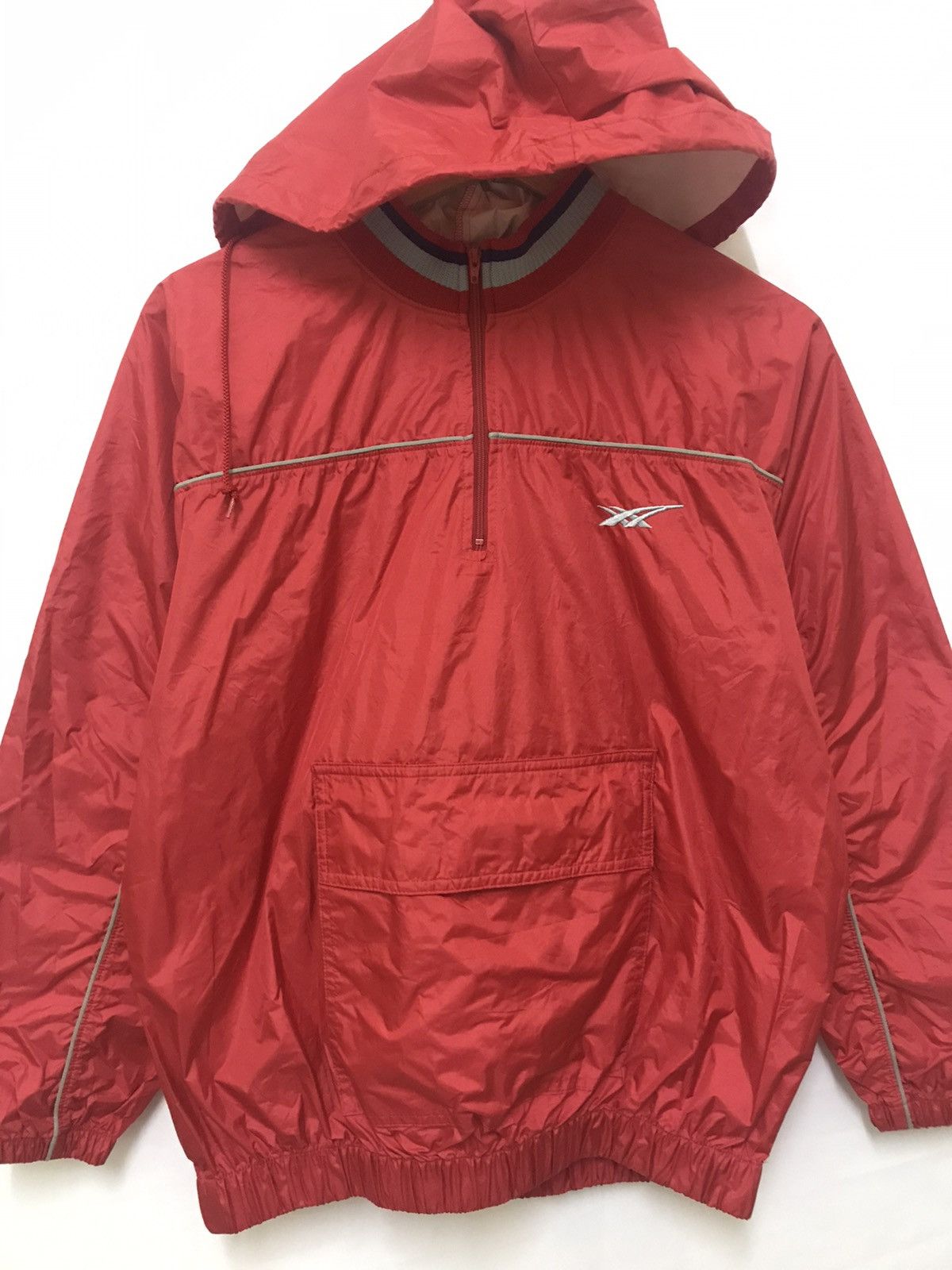 Asics Vintage Asics Windbreaker Hoodie Jacket Size US M / EU 48-50 / 2 - 2 Thumbnail