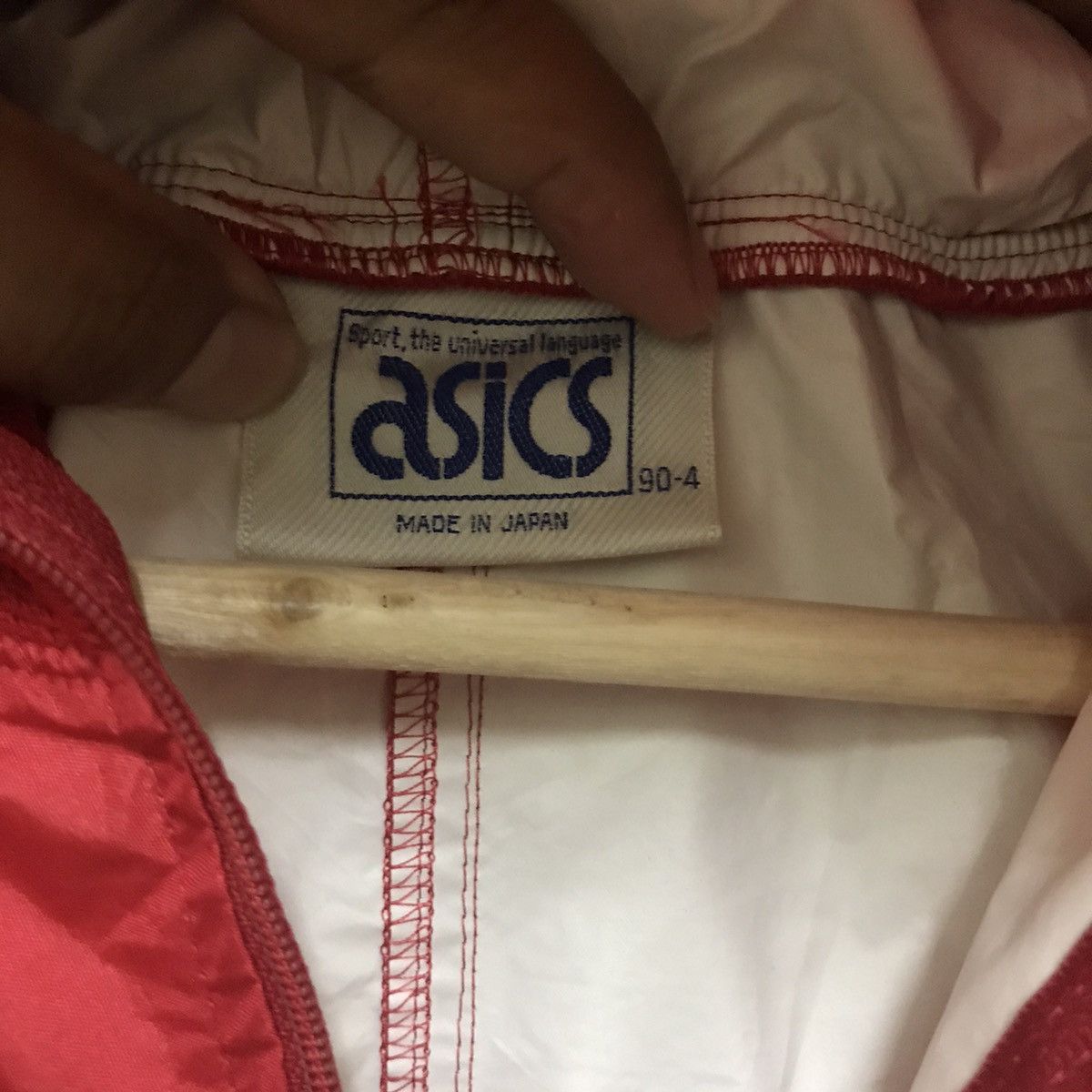 Asics Vintage Asics Windbreaker Hoodie Jacket Size US M / EU 48-50 / 2 - 5 Thumbnail