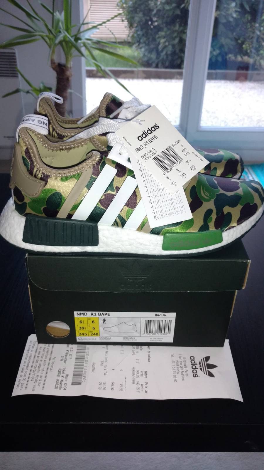 Adidas Bape NMD R1 Green Grailed