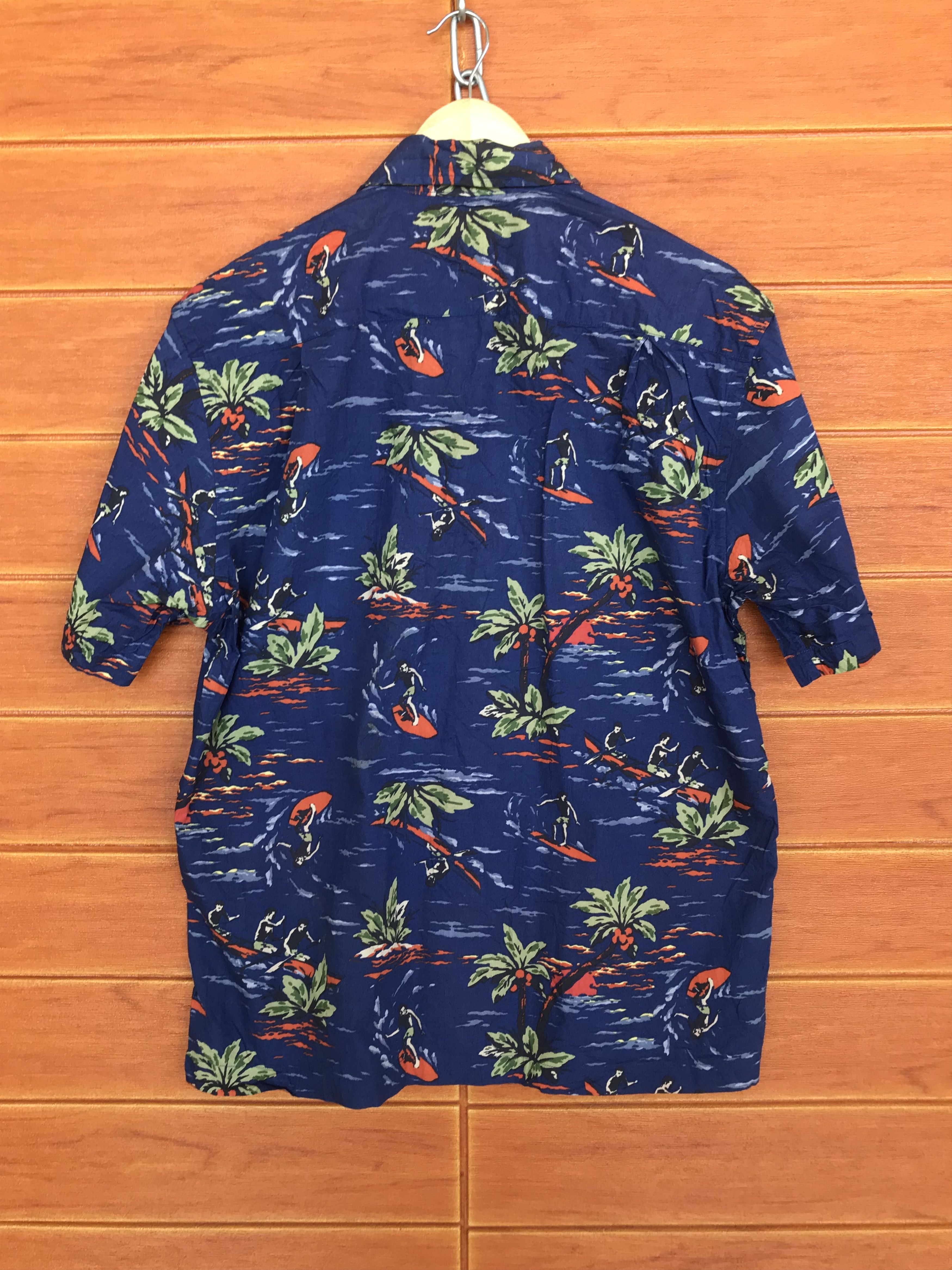 Gap Vintage Gap Scenic Water Sport Oversize Hawaiian Shirt Size US S / EU 44-46 / 1 - 7 Thumbnail
