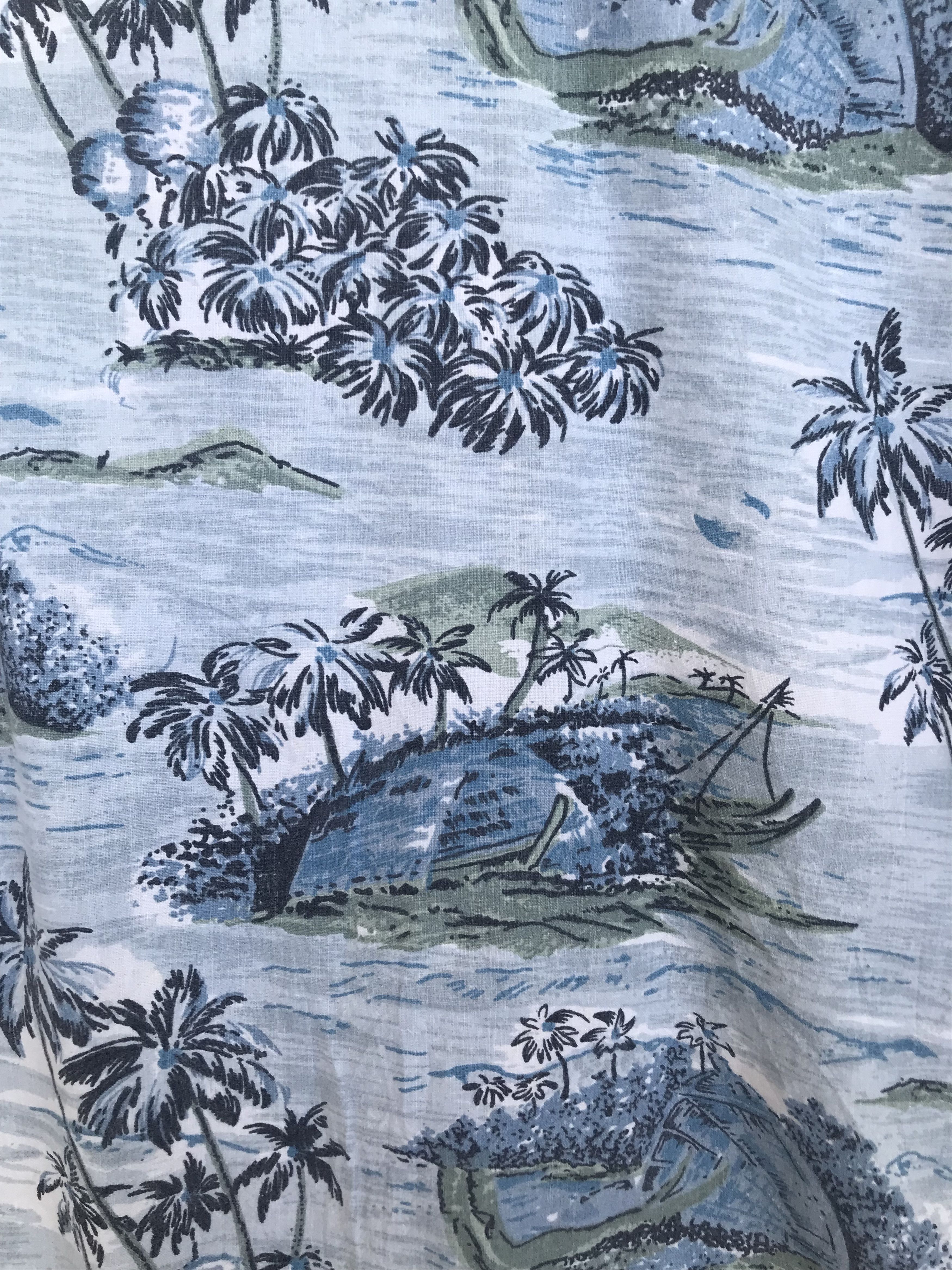 Vintage Vintage Box-Office Island Scenic View Hawaiian Shirt Size US L / EU 52-54 / 3 - 8 Thumbnail