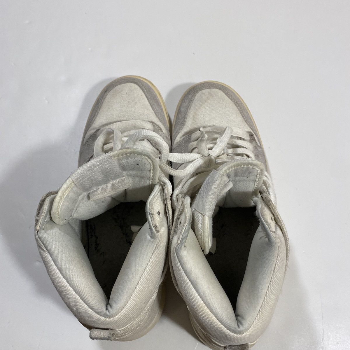 Nike × Vintage Dunk High Pro SB Metallic Summit White Size US 9 / EU 42 - 2 Thumbnail