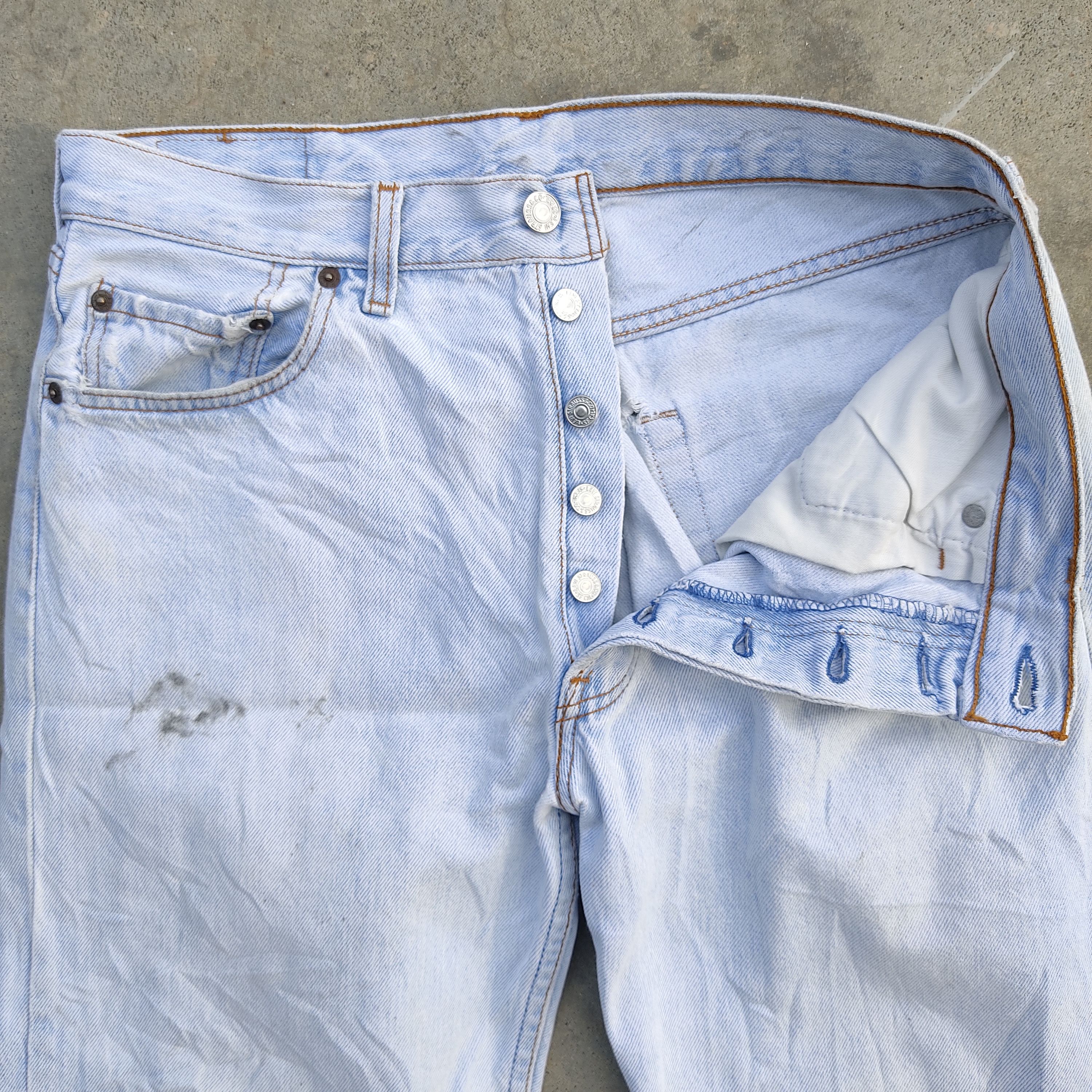 Levi's Vintage Levis 501 Made In Barcelona Size US 33 - 4 Thumbnail