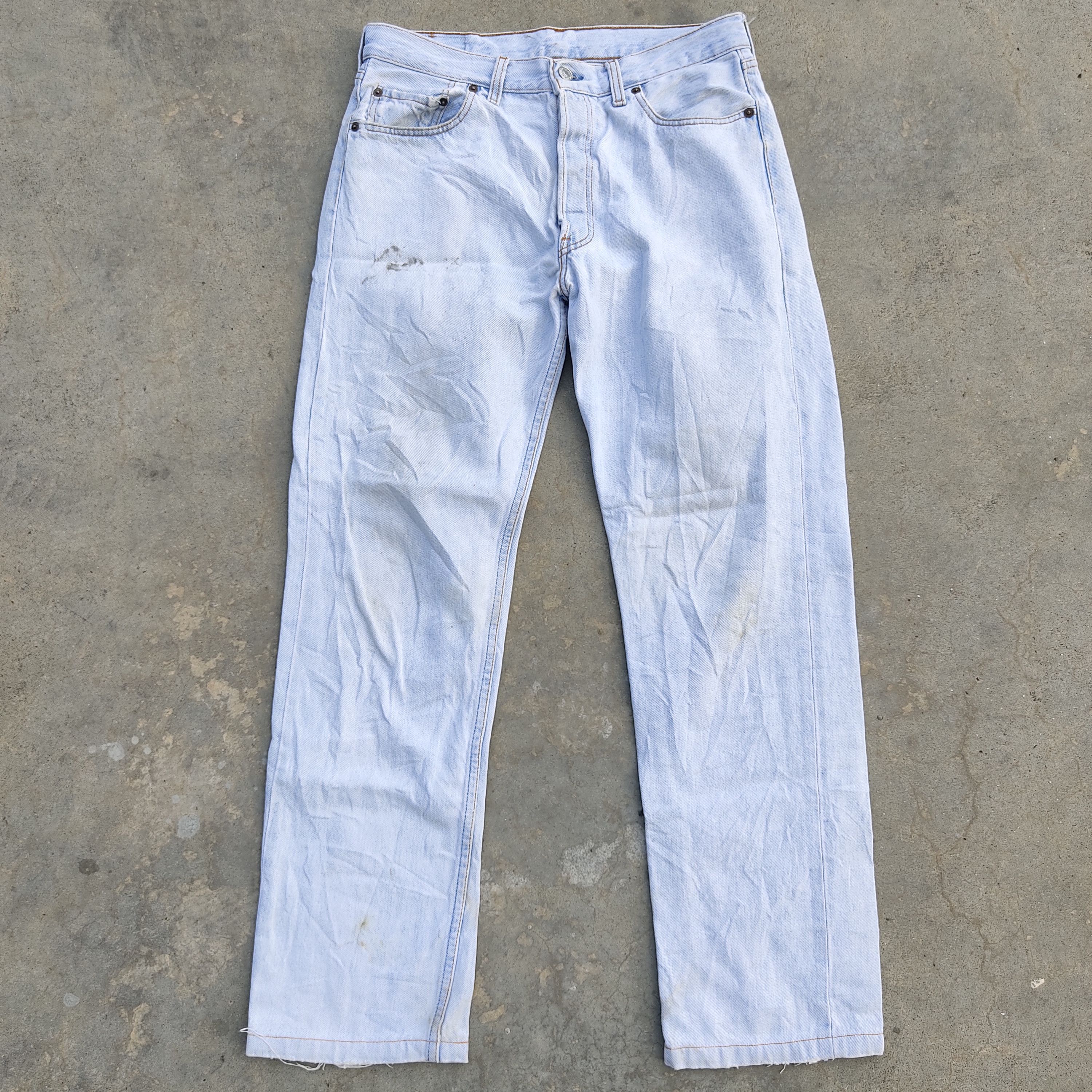 Levi's Vintage Levis 501 Made In Barcelona Size US 33 - 1 Thumbnail