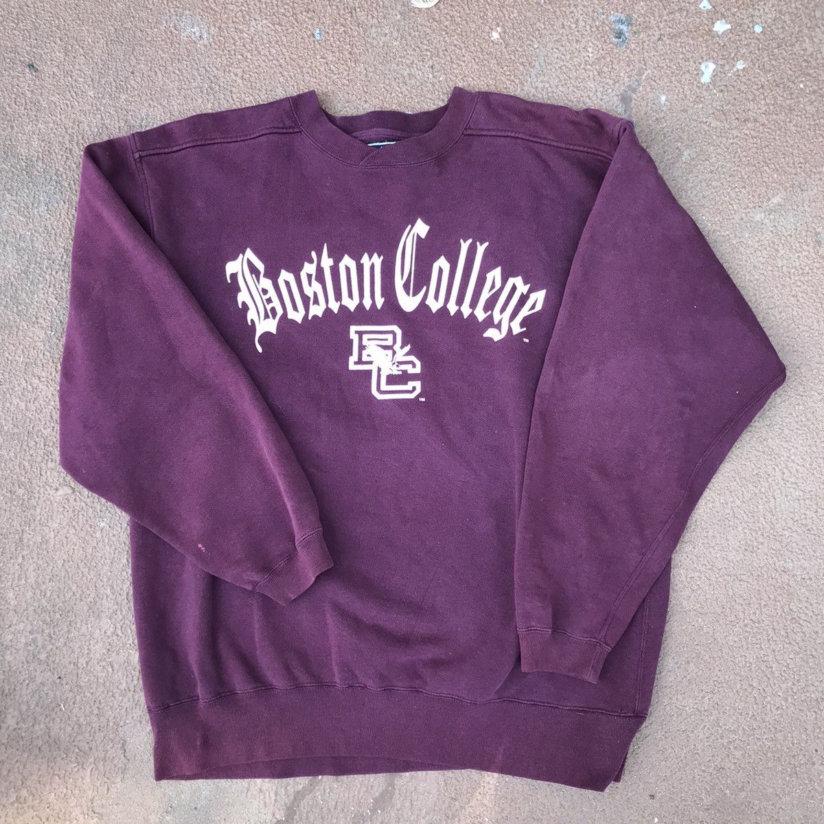 Vintage Vintage 90s Boston college sweatshirt Size US M / EU 48-50 / 2 - 2 Thumbnail