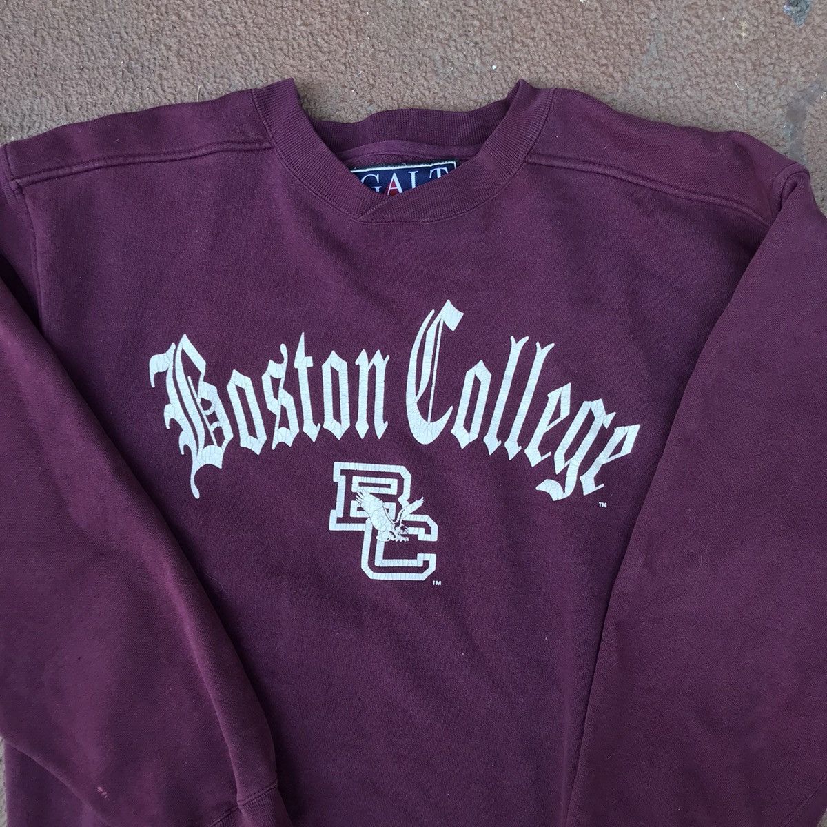 Vintage Vintage 90s Boston college sweatshirt Size US M / EU 48-50 / 2 - 1 Thumbnail