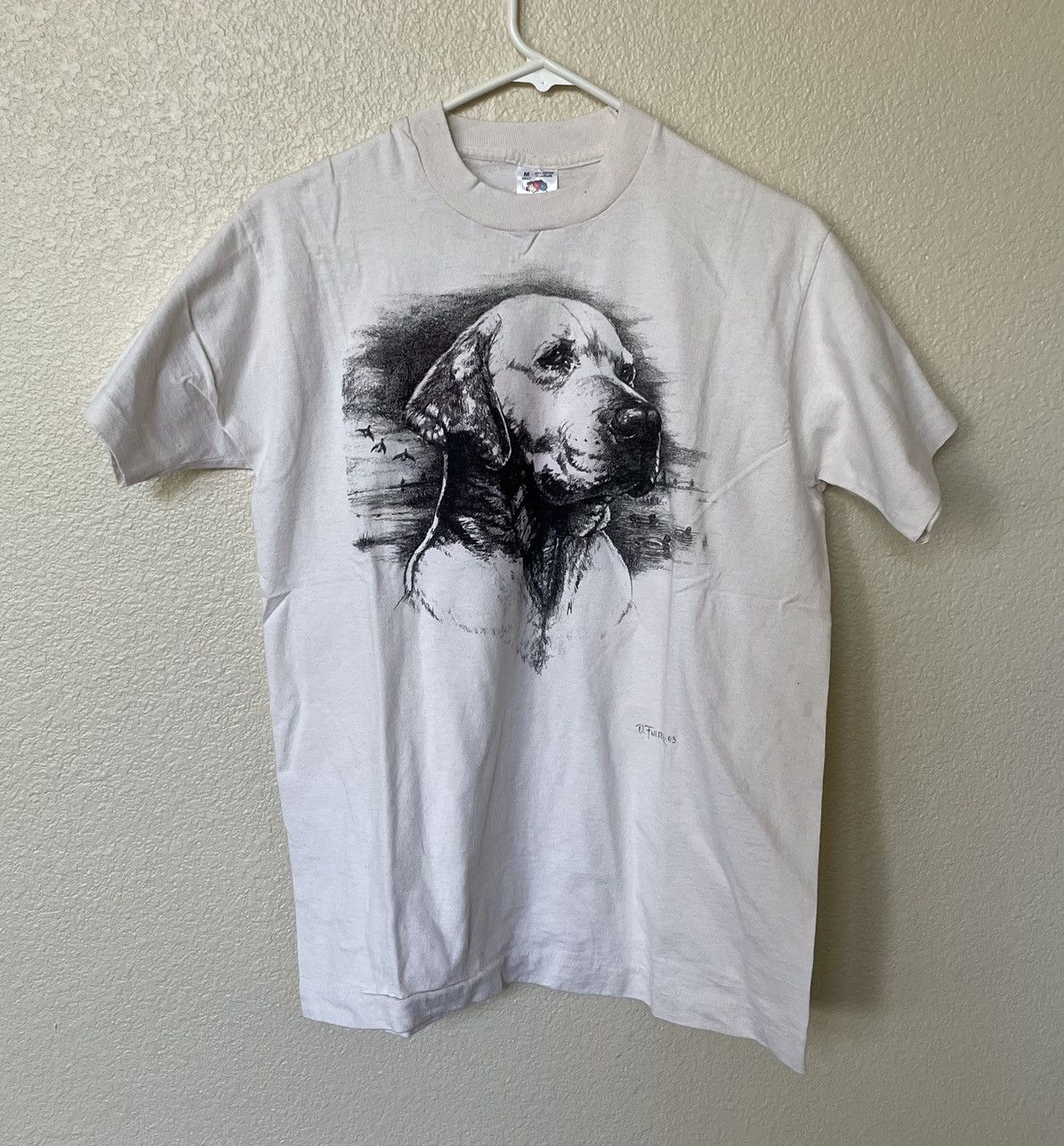 Vintage Vintage y2k White Dog Shirt | Grailed
