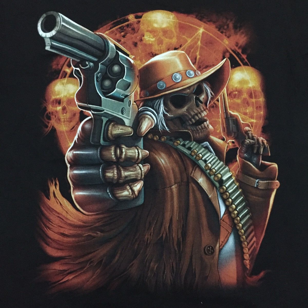 Affliction Skull Badass Graphic Boot Tee Size US L / EU 52-54 / 3 - 2 Thumbnail