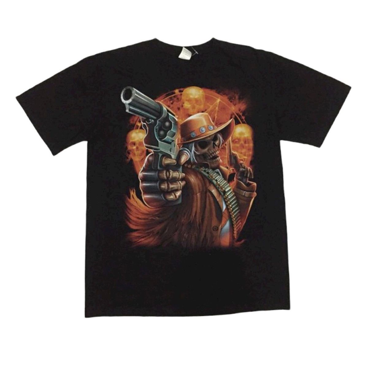 Affliction Skull Badass Graphic Boot Tee Size US L / EU 52-54 / 3 - 1 Thumbnail