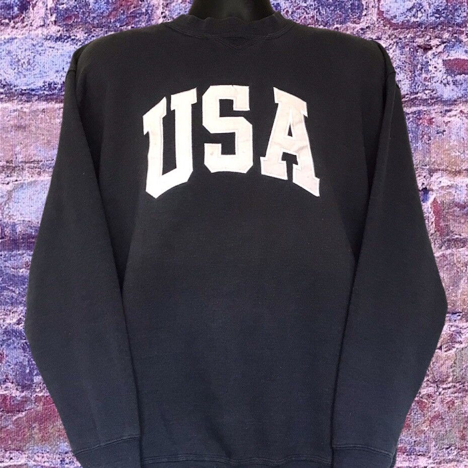 Usa Olympics Vintage Team USA Olympic Style Crewneck Pullover ...