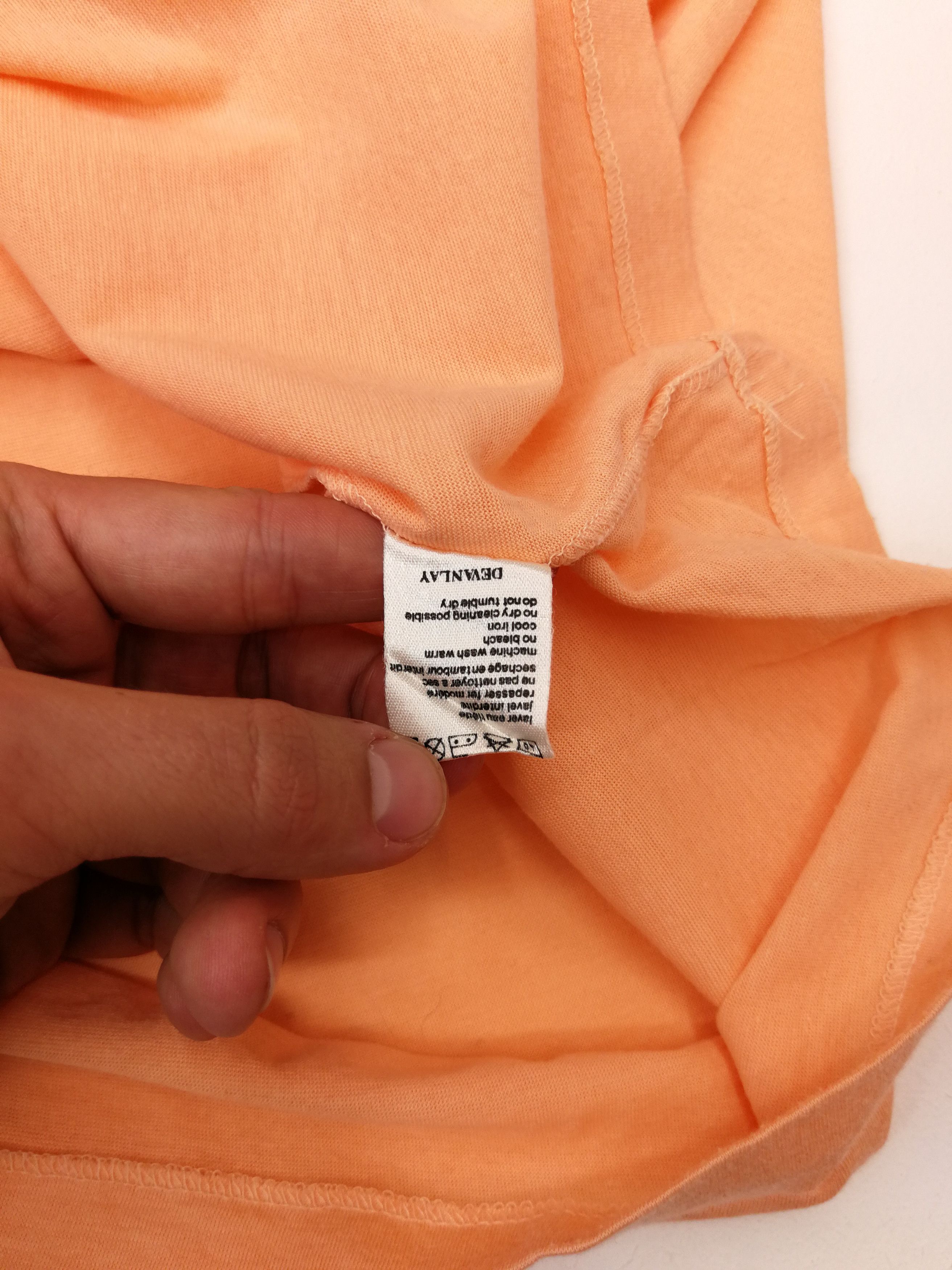 Lacoste Vintage 80's Chemise Lacoste T-Shirt Peach Size US L / EU 52-54 / 3 - 6 Thumbnail