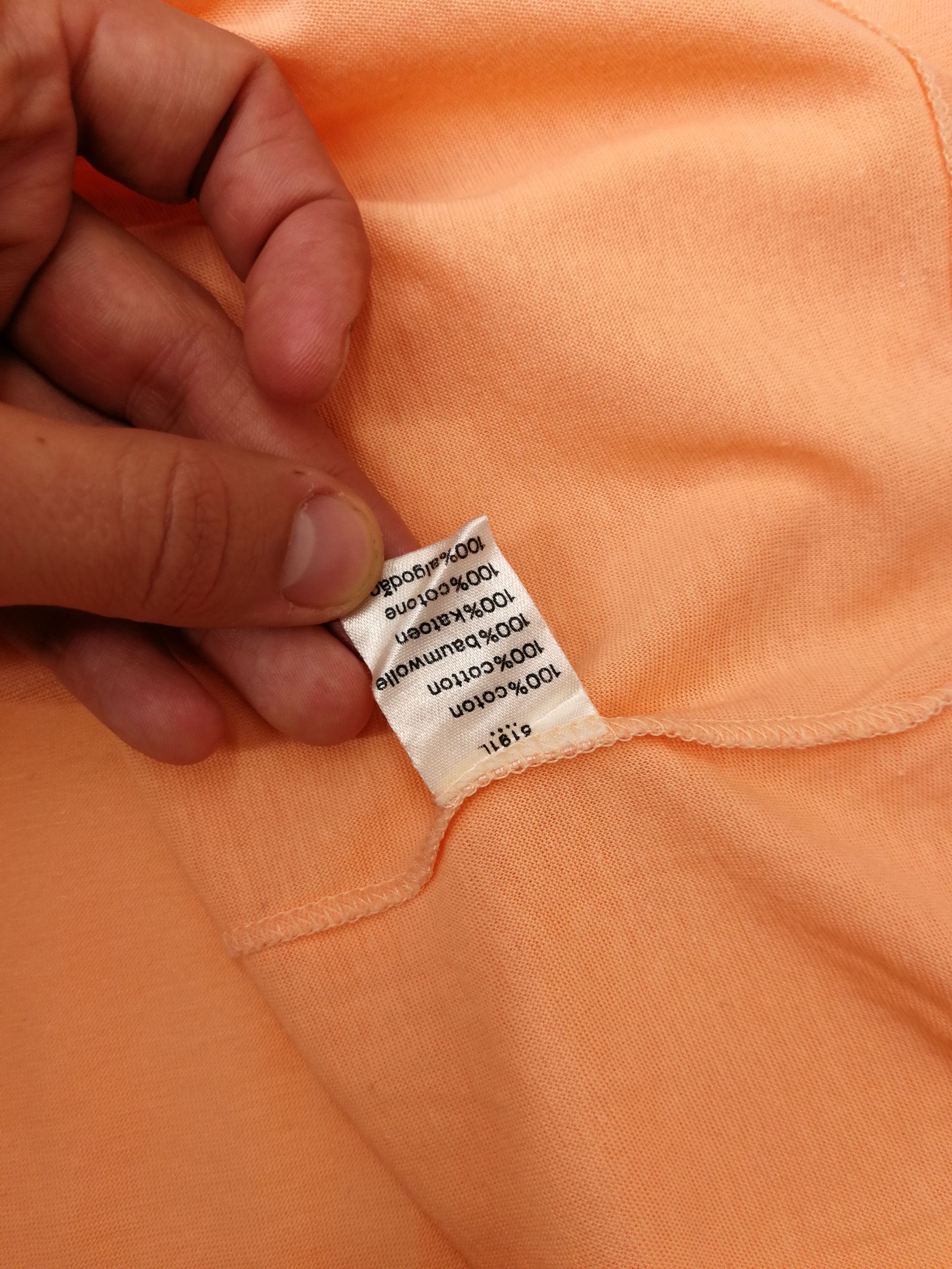 Lacoste Vintage 80's Chemise Lacoste T-Shirt Peach Size US L / EU 52-54 / 3 - 5 Thumbnail