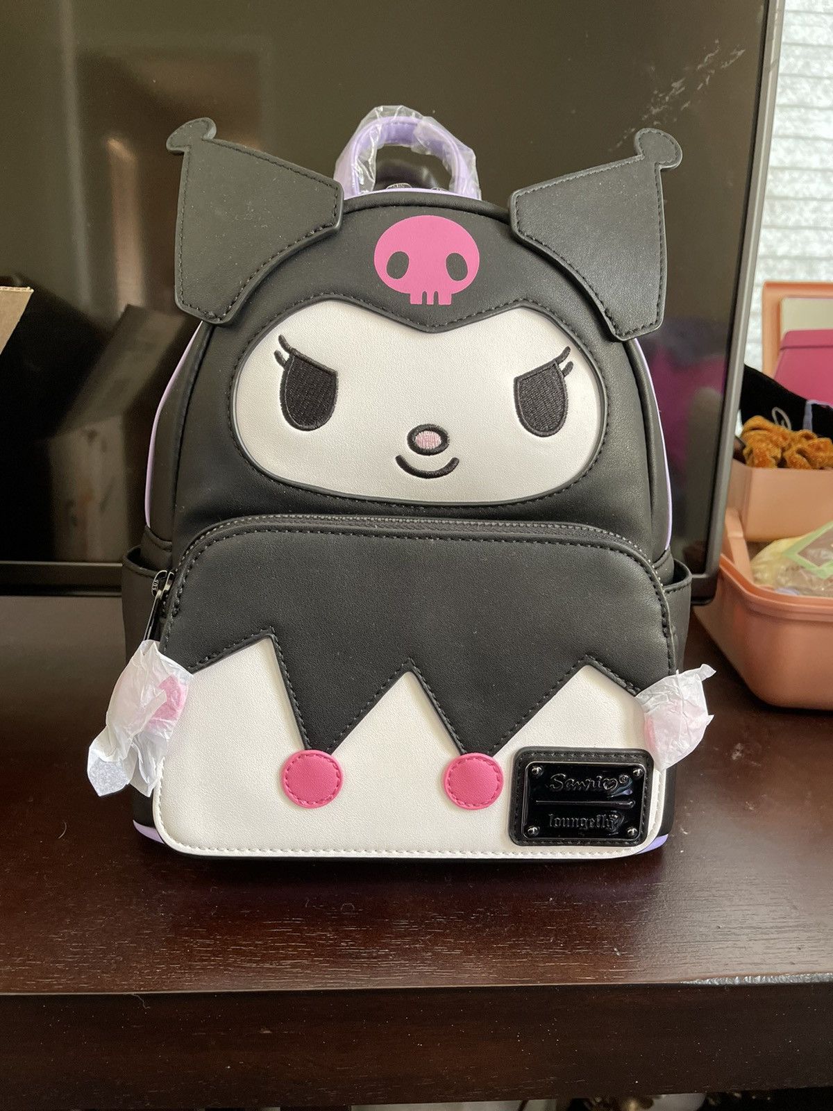 Shops Loungefly kuromi Sanrio backpack RARE black label