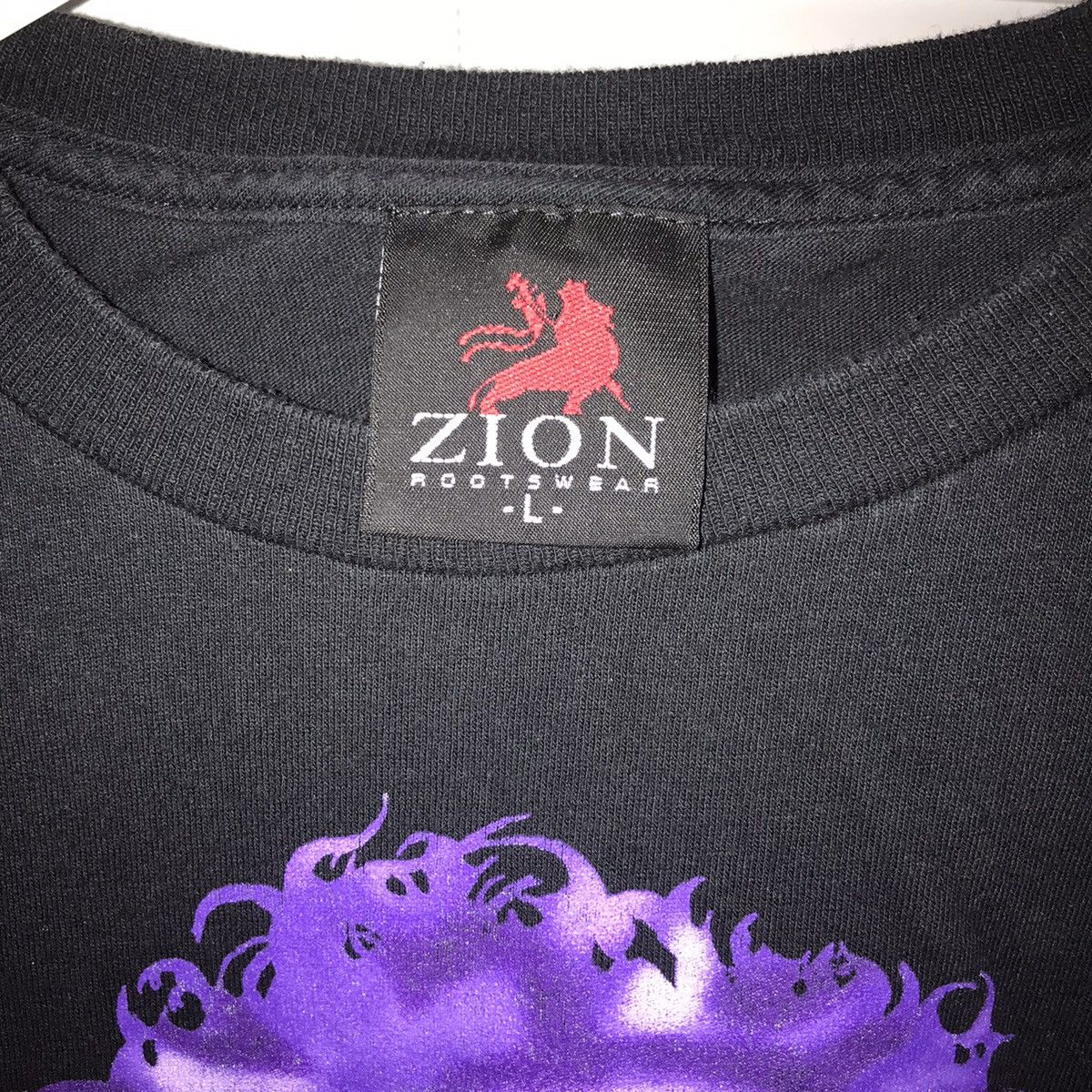 Zion Rootswear Jimi Hendrix Purple Haze T-Shirt Size Large