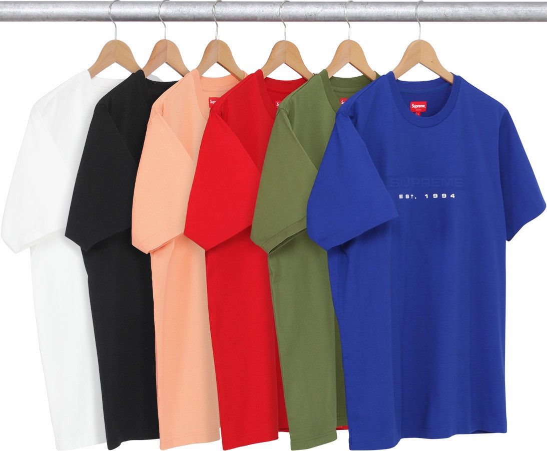 Supreme Used SS16 Supreme Debossed Tee Black Size XL Size US XL / EU 56 / 4 - 8 Thumbnail