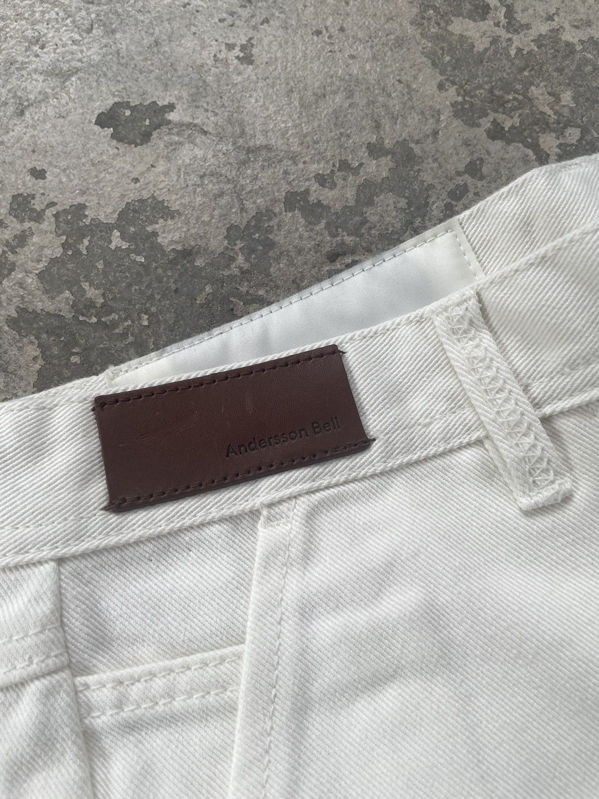 Andersson Bell White Multi Pocket Trouser Size US 30 / EU 46 - 3 Thumbnail