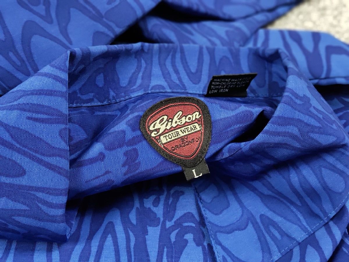 Vintage Vinrage 90s Gibson USA Tour Wear Hawaiian button Shirts Size US L / EU 52-54 / 3 - 16 Thumbnail
