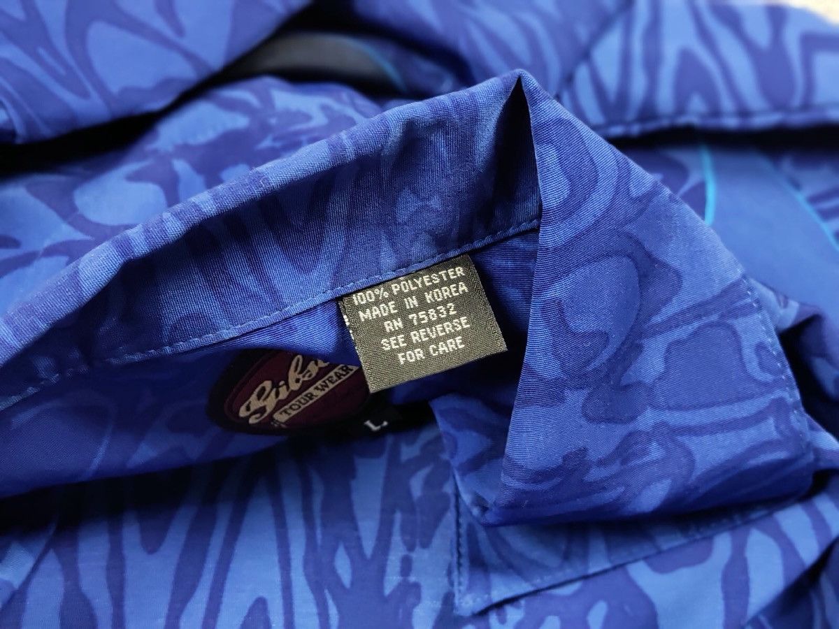 Vintage Vinrage 90s Gibson USA Tour Wear Hawaiian button Shirts Size US L / EU 52-54 / 3 - 17 Thumbnail