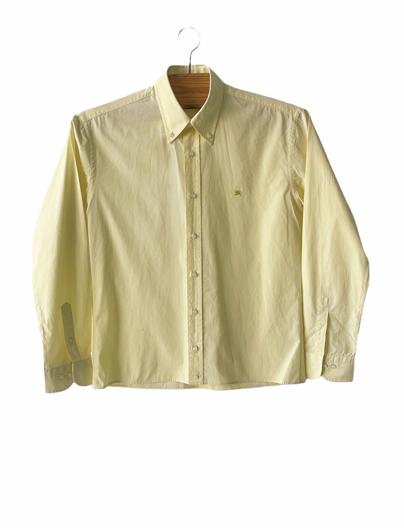 Burberry Burberry London shirt classic size Small yellow green Size US S / EU 44-46 / 1 - 1 Thumbnail
