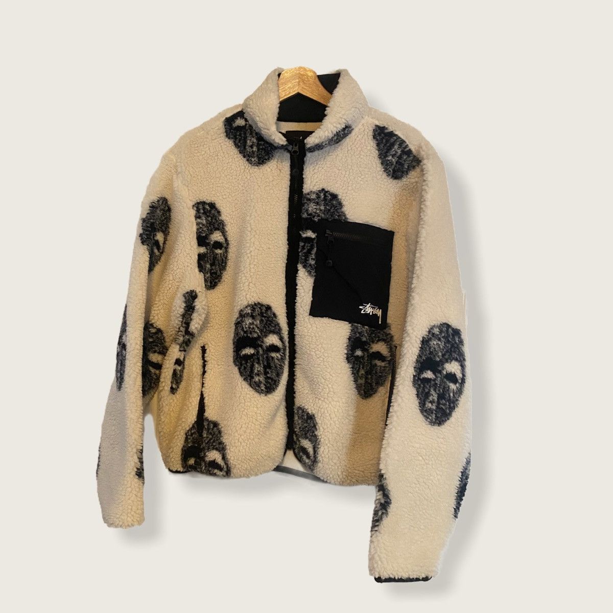 Stussy Sherpa Mask Jacket | Grailed