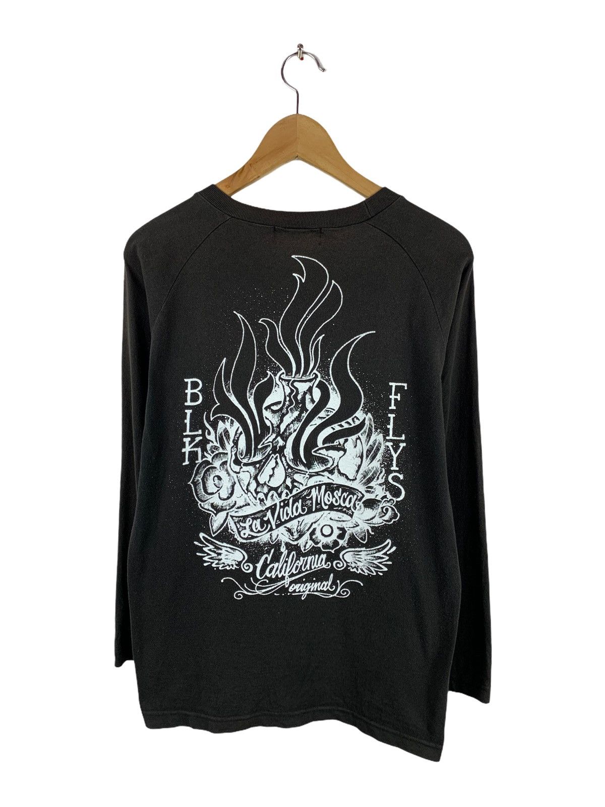 Japanese Brand Black Flys Japan Skate Tees Size US M / EU 48-50 / 2 - 1 Thumbnail