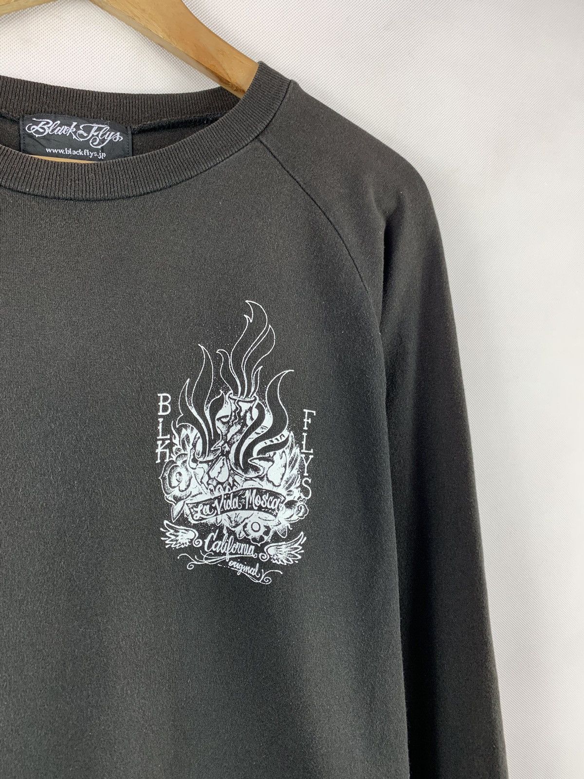 Japanese Brand Black Flys Japan Skate Tees Size US M / EU 48-50 / 2 - 4 Thumbnail