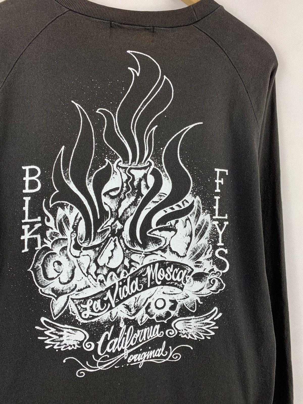 Japanese Brand Black Flys Japan Skate Tees Size US M / EU 48-50 / 2 - 3 Thumbnail