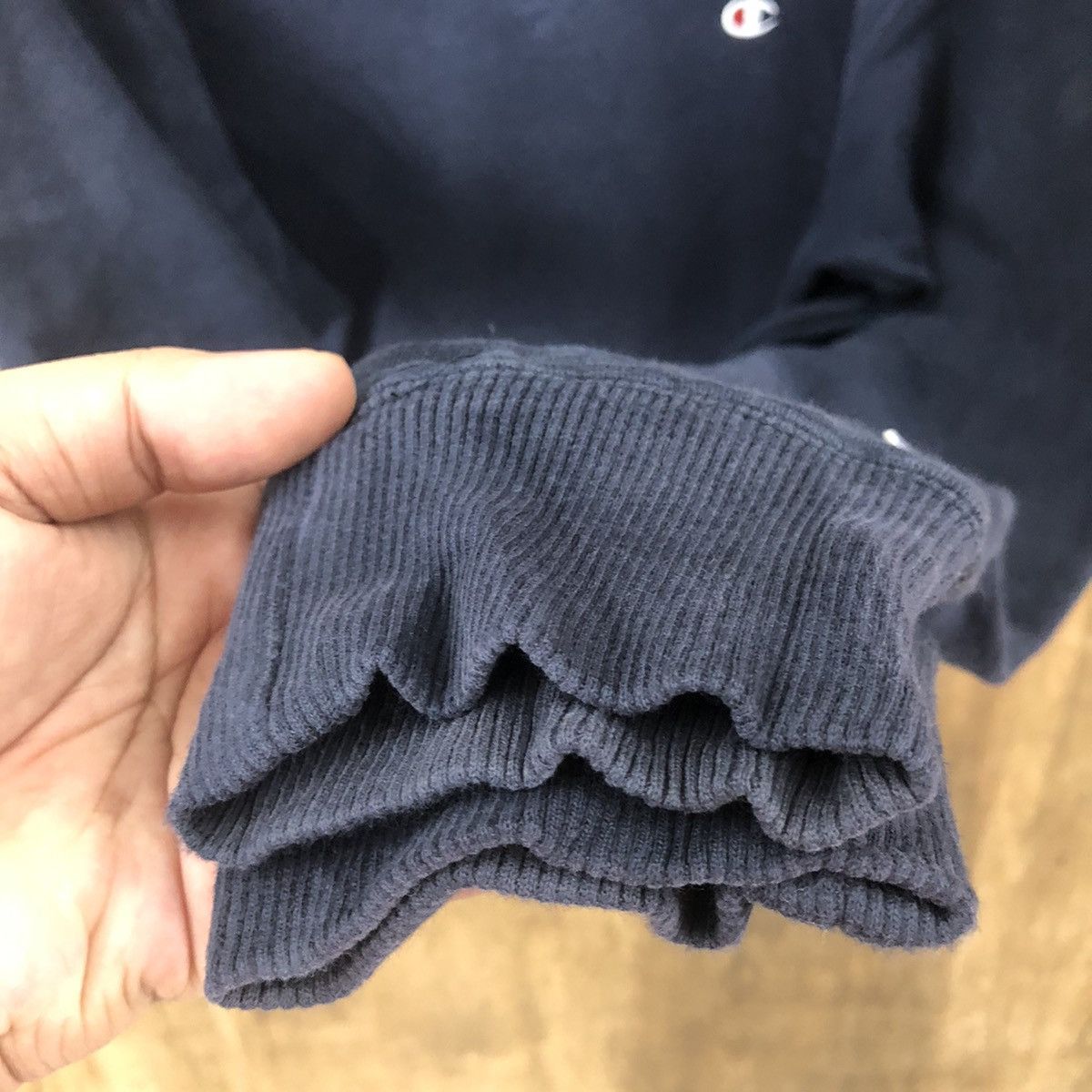 Champion Champion Faded Dark Blue Sweatshirt #1848 Size US XL / EU 56 / 4 - 6 Thumbnail